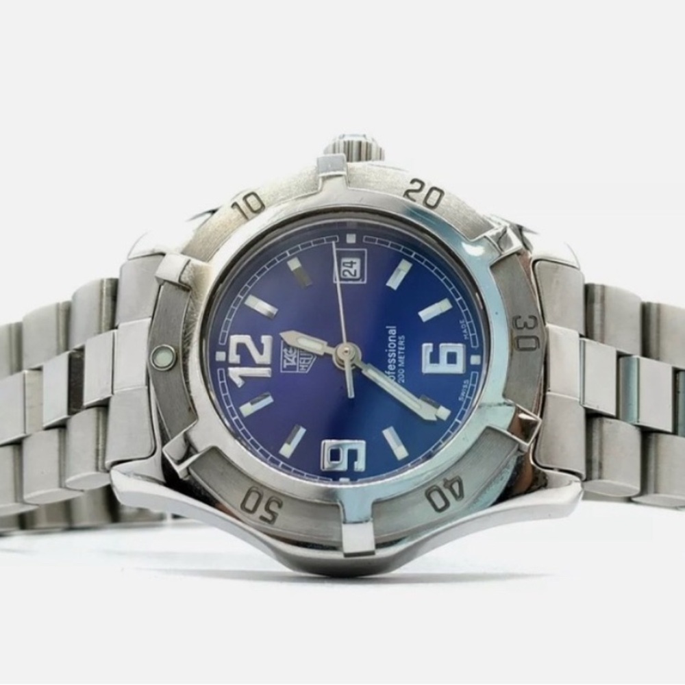 Tag Heuer Silver Stainless Steel Caseback